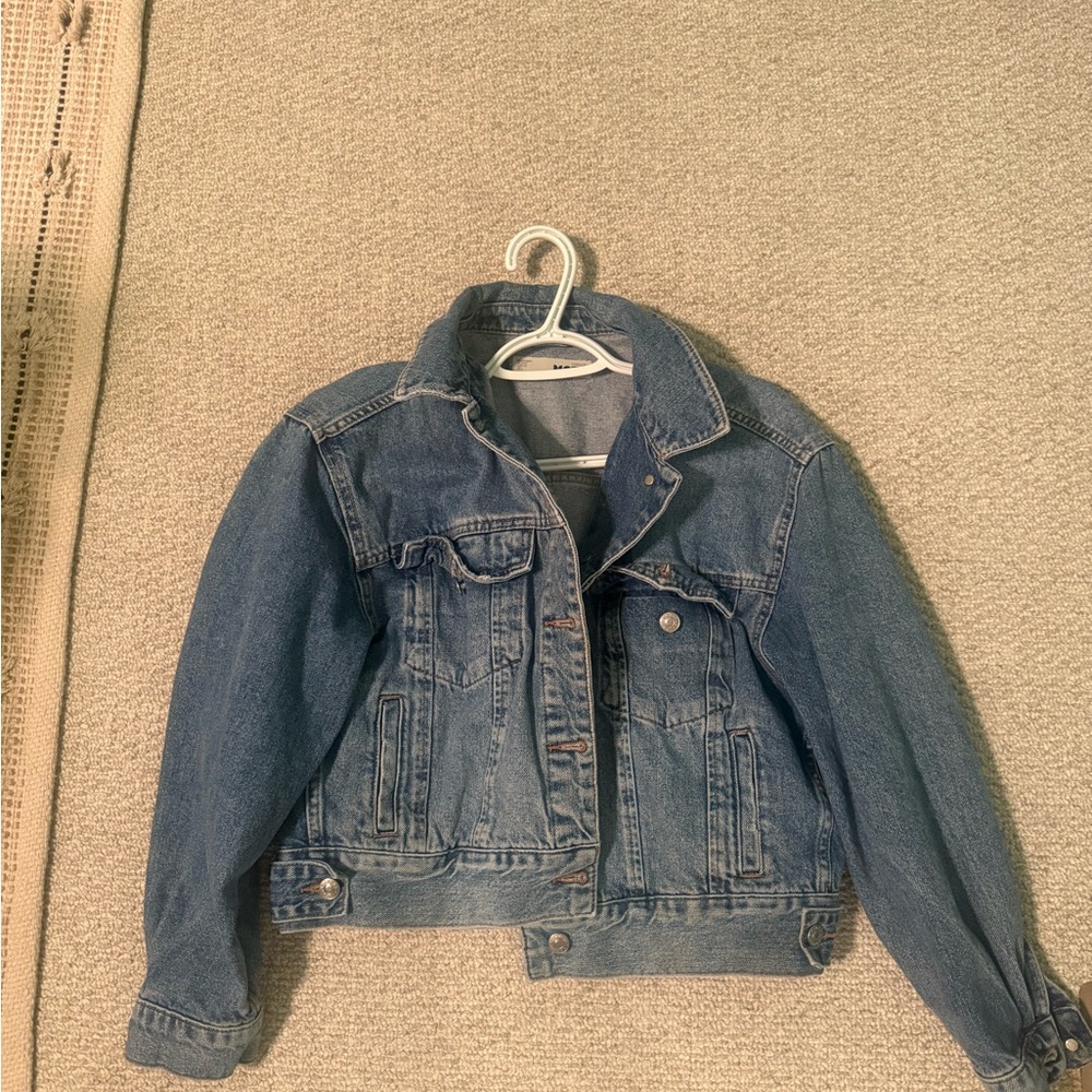 Topshop Moto Light Blue Denim Jacket